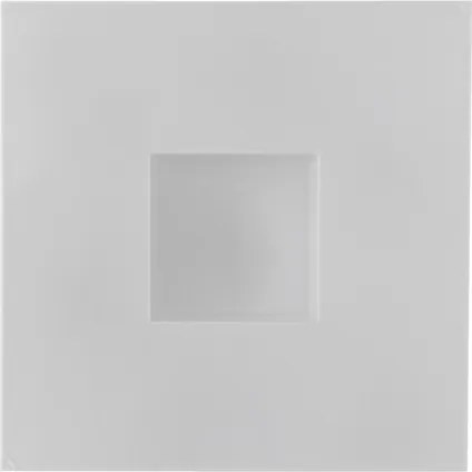 Plafon De Sobrepor Alumínio Branco 50x50cm Asturias