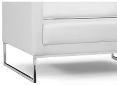 Poltrona Decorativa Maia 106cm C12 Corano Branco - Domi