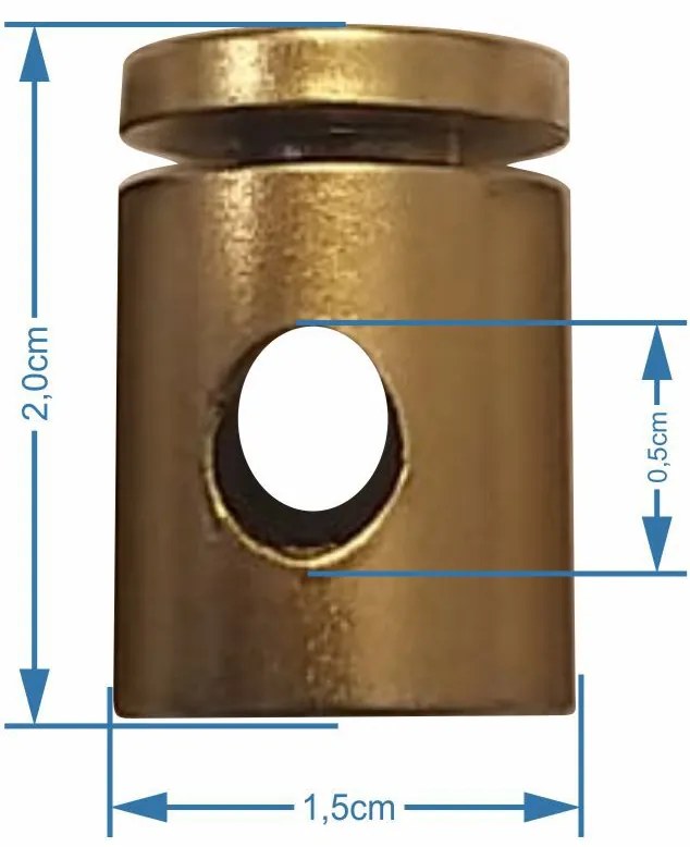 Desviador de Cabo Para Lustres e Pendentes e Luminária MD-6005 Ouro Velho