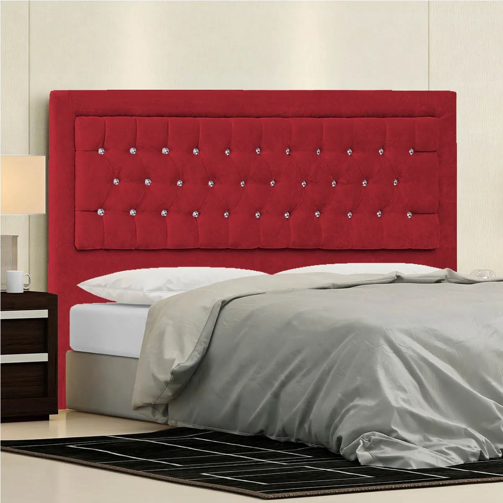 Cabeceira Solteiro Iasi P04 90 cm Suede - ADJ Decor