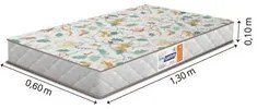 Colchão Para Berço 60cm Espuma D18 Supreme Branco - Gazin