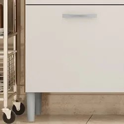 Kit Cozinha Compacta 6 Portas 2 Gavetas Harmonia D02 Amendola/Branco -