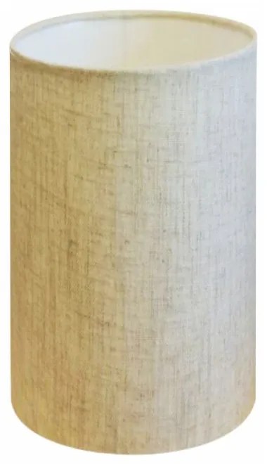 Cúpula Abajur Cilíndrica Cp-7002 Ø13x30cm Rustico Bege
