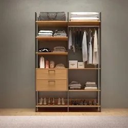 Guarda Roupa Closet Industrial 145cm 100% MDF TW403 Freijó/Preto Fosco