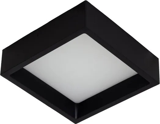 Plafon Led Sobrepor Preto Quadrado 12w 850lm 120&amp;#xB0; 3000k Deep