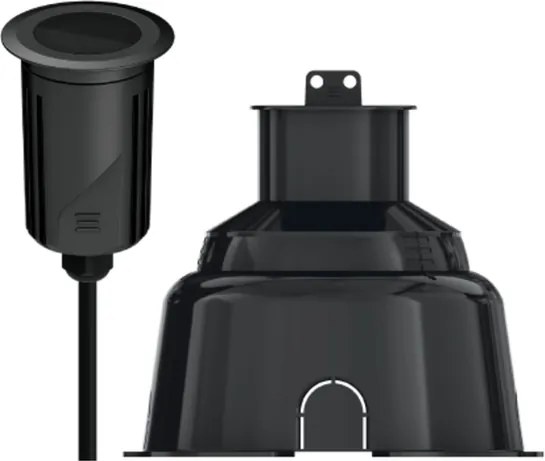 Embutido De Solo Led Preto 6,5W 2700K 36 S.Ground 24V Pro