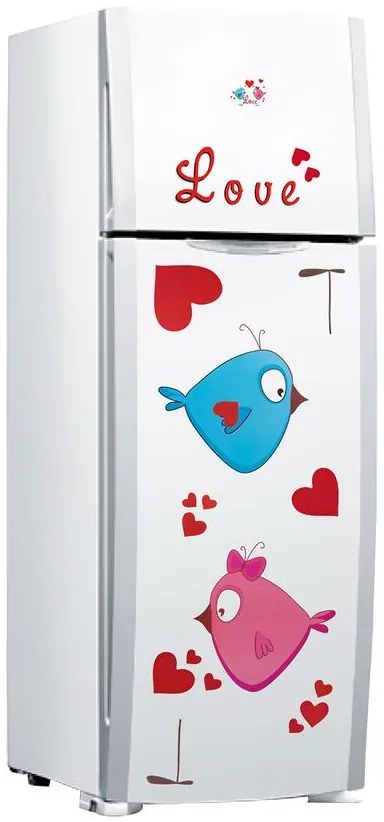 Adesivo Decorativo Casal de Pássaros Amor