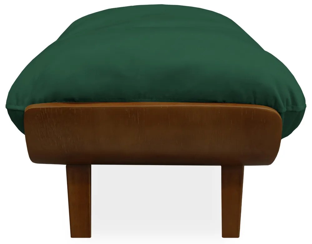 Cama Pet Costela para Cães e Gatos Almofadada Suede Verde Bandeira