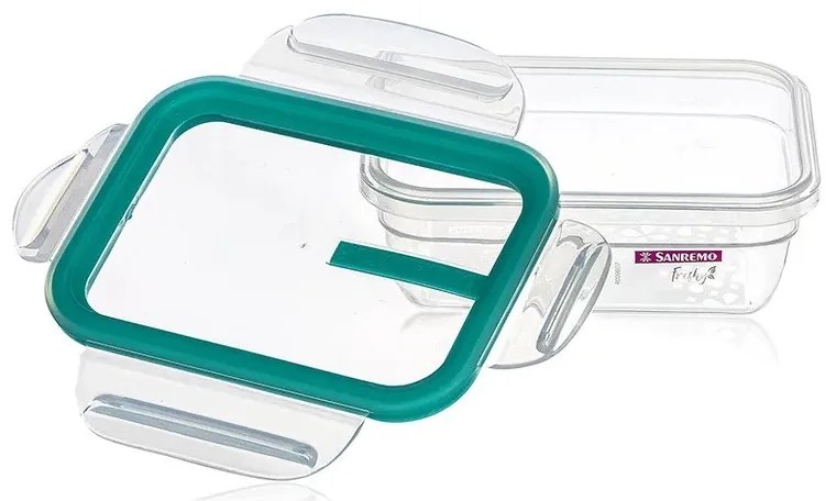 Kit 3 Potes com Travas 330ml - Verde