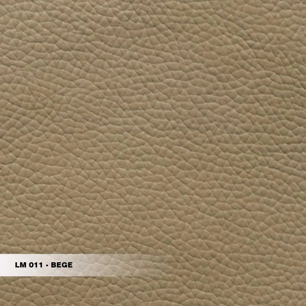 Poltrona Decorativa Rosalie Couro Bege G34 - Gran Belo
