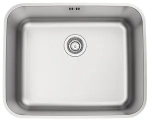 Cuba de Embutir Tramontina 50 x 40 cm Dora 50 BL em Aço Inox Acetinado com Válvula e Escape