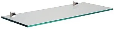 Prateleira de Vidro Tramontina Glass Reta com Suporte 60x20x0,8 cm