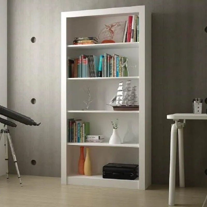 Estante 4 Prateleiras Livreiro Bl 01 - Branco