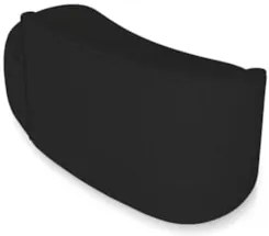 Sofá 2 Lugares Para Sala 140cm Orgânico Wendi Linho Preto I01 - Mpoze