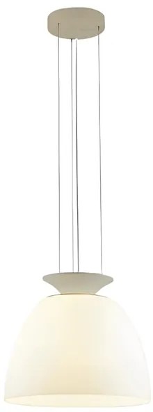 Pendente Led Metal Vidro Fendi 16,5W 500Lm 2700K Nova