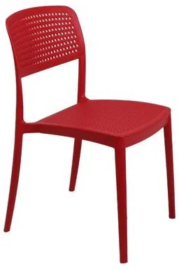 Cadeira Tramontina Serena Vermelho Empilhável em Polipropileno com Proteção Antimicrobiana