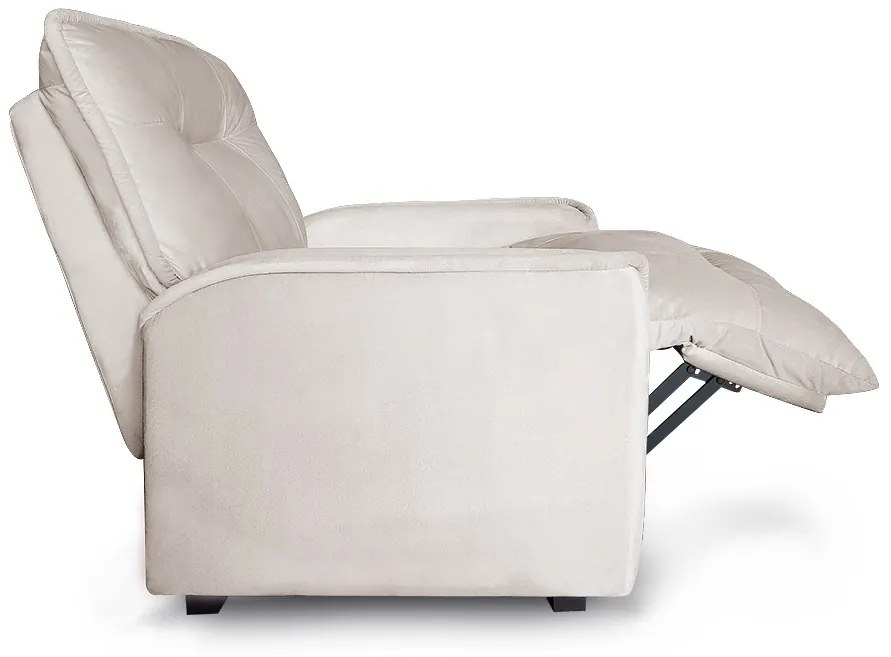 Poltrona do Papai Reclinável Orion Suede Bege - Sheep Estofados - Bege