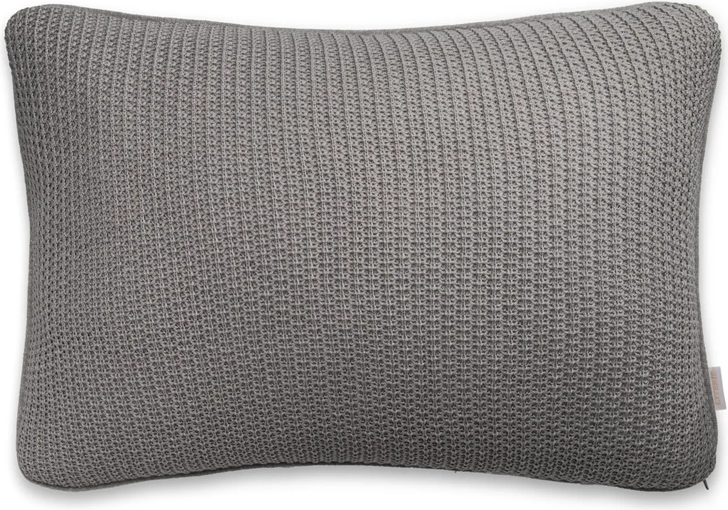 Almofada Literie Tricot Cléa 35x50cm Gris
