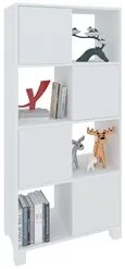 Conjunto Escritório Home Office 4 Peças Look A06 Branco/Ipê - Mpozenat