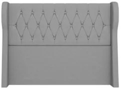 Cabeceira Casal Cama Box 140cm Malva Z04 Linho Cinza - Mpozenato