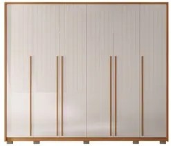 Guarda Roupa Casal 6 Portas 6 Gavetas 265cm Espartacus Freijó/Off Whit