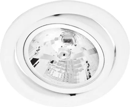 Plafon Embutir Aluminio Branco 16Cm