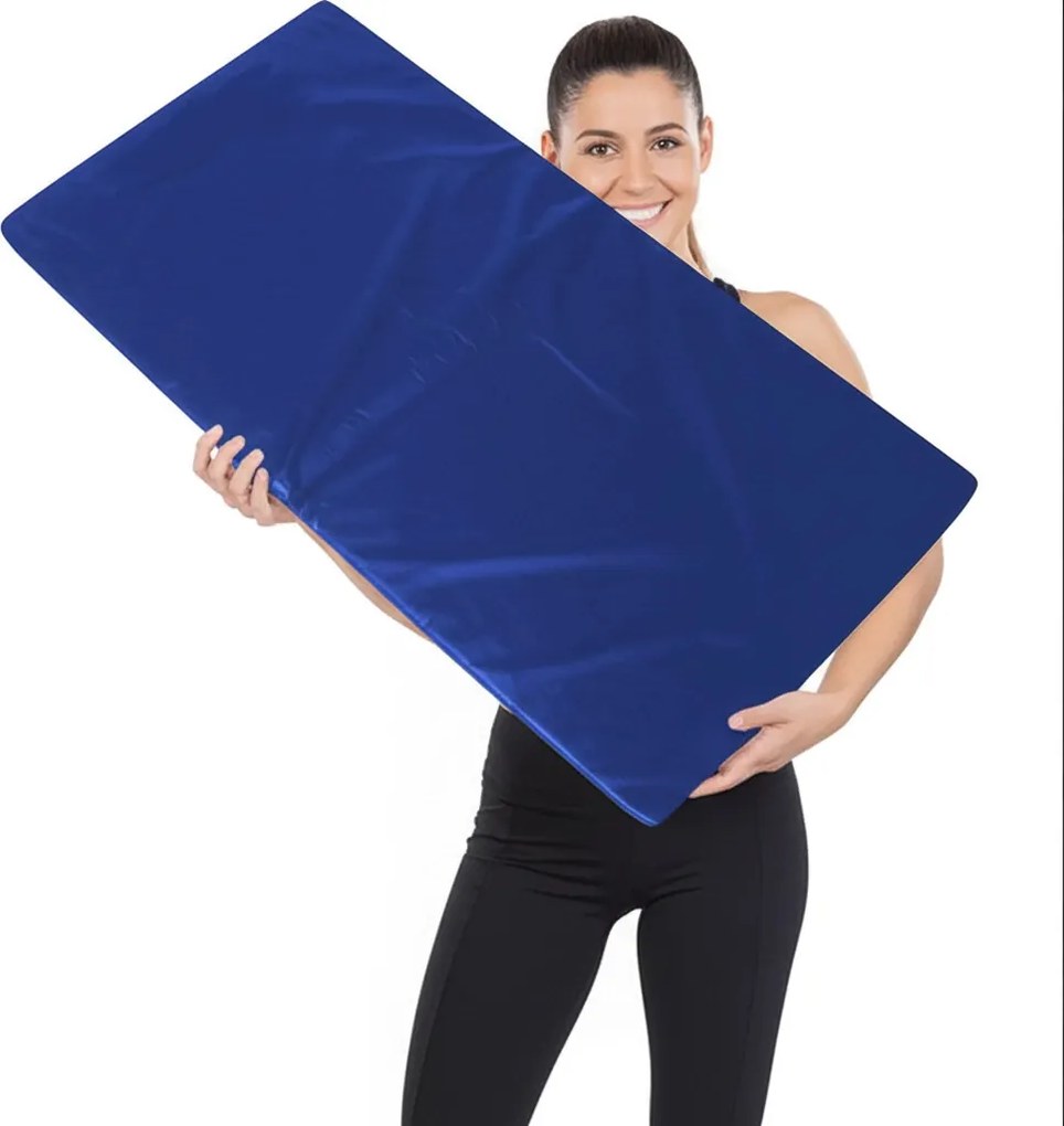 Colchonete Exercícios Físicos, Aeróbicos E Abdominais - 150 X 60 X 5 C... (Azul)