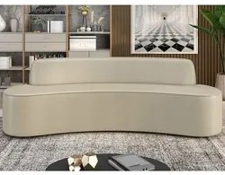 Sofá 3 Lugares para Sala de Estar Living 180cm Koane D06 Facto Pérola