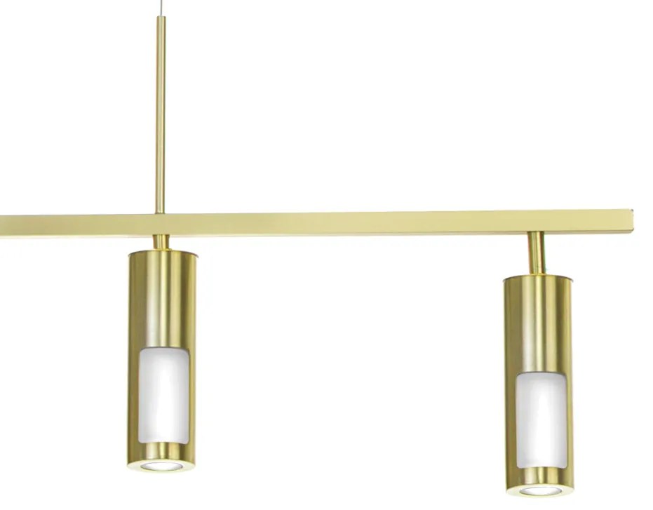 Pendente Pipeline 34X5X120Cm Metal Alumínio 5Xmr11 - Old Artisan Pd-58... (PRETO)