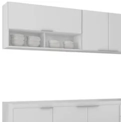 Armário de Cozinha CP02 Para Pia 180cm Pérola Z34 Branco - Mpozenat