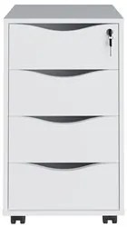 Conjunto Escritório Home Office 4 Peças Mity A06 Branco - Mpozenato