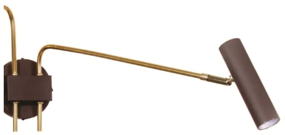 Arandela Choice Dupla Articulada 56X60X26Cm 1Xg9 / 1Xmr11 - Old Artisa... (COBRE FOSCO, FOSCO (Branco))