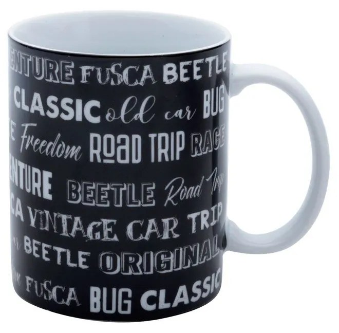 Caneca Porcelana Fusca Adventure Volkswagen 300 ml