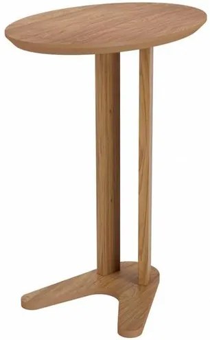 Mesa Auxiliar Ariel Tampo e Base Freijó 70cm - 67908 Sun House