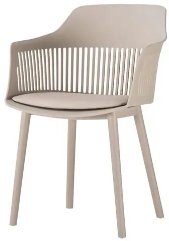 Cadeira Leslie Polipropileno Nude - 58275 Sun House