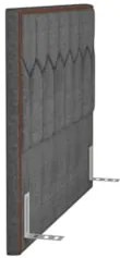 Cabeceira Cama Box Casal 140cm Órion Z37 Linho Cinza - Mpozenato