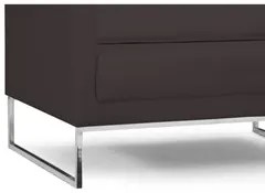 Poltrona Decorativa Maia 106cm C34 Corano Marrom - Domi