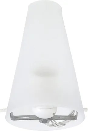 Plafon Sobrepor Aluminio Cromado 35Cm