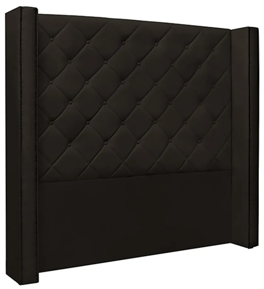 Cabeceira Decorativa King Size 2,19M Loewe PU Marrom G63 - Gran Belo