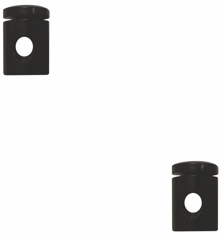 Kit-2 Desviador de Cabo Para Lustres e Pendentes e Luminária MD-6005/2 Preto