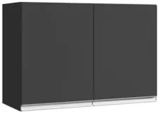 Armário de Cozinha Aéreo 80cm Com 2 Portas Andréia Preto - AJL Móve