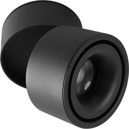 Spot Led Sobrepor Aluminio 12W 24 3000K Faro Tre - PRETO
