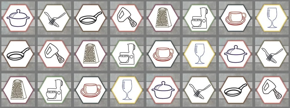 Kitchen - Conjunto com 24 peças
