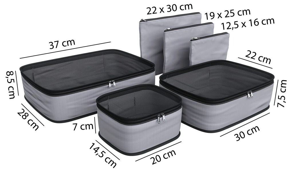 Organizador Para Viagens - 6 Peças