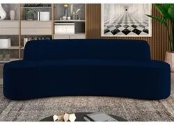 Sofá 3 Lugares para Sala de Estar Living 210cm Koane D06 Veludo Royal