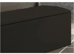 Calçadeira Baú Casal 140cm Paris Veludo Chocolate - JS Móveis