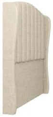 Cabeceira Casal Cama Box 140cm Glenda Z04 Linho Bege - Mpozenato