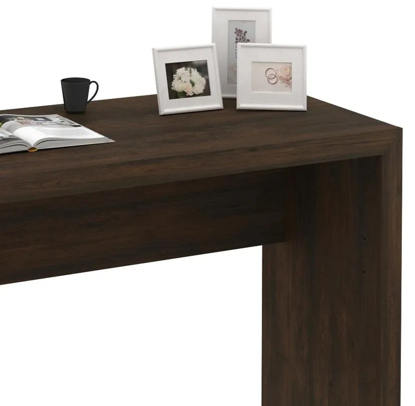 Mesa 127x46cm Escrivaninha Escritório Home Office Rústico