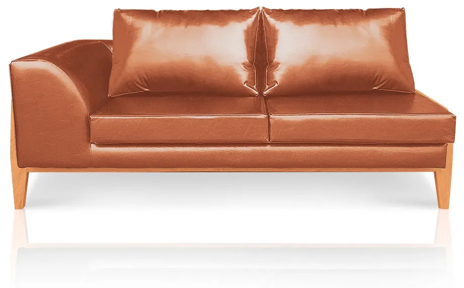 SOFA 2 LUGARES JUDY CORANO BASE MADEIRA DROSSI - Nozes