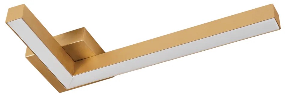 Arandela / Plafon Play Retangular 24,5X45Cm Led 12,3W Bivolt / "l" C/... (DR-M - Dourado Metálico, 4000k)